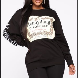 Fashion Nova - Hennything is Possible Crewneck